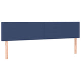 Vidaxl hoofdborden 2 st 80x5x78 88 cm stof blauw