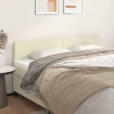 Vidaxl hoofdborden 2 st 90x5x78 88 cm kunstleer crèmekleurig