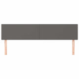 Vidaxl hoofdborden 2 st 90x5x78 88 cm kunstleer grijs