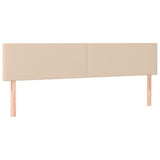 Vidaxl hoofdborden 2 st 90x5x78 88 cm kunstleer cappuccinokleurig