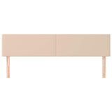 Vidaxl hoofdborden 2 st 90x5x78 88 cm kunstleer cappuccinokleurig