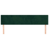 Vidaxl hoofdborden 2 st 90x5x78 88 cm fluweel donkergroen
