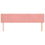 Vidaxl hoofdborden 2 st 90x5x78 88 cm fluweel roze
