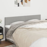Vidaxl hoofdborden 2 st 100 x 5 x 78 88 cm stof lichtgrijs