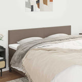 Vidaxl hoofdborden 2 st 100x5x78 88 cm stof taupe