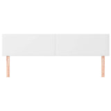 Vidaxl hoofdborden 2 st 100x5x78 88 cm kunstleer wit