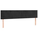Vidaxl hoofdborden 2 st 100x5x78 88 cm fluweel zwart