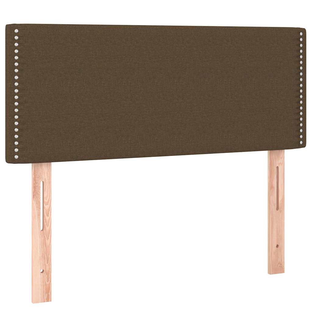 Vidaxl hoofdbord 80x5x78 88 cm stof donkerbruin