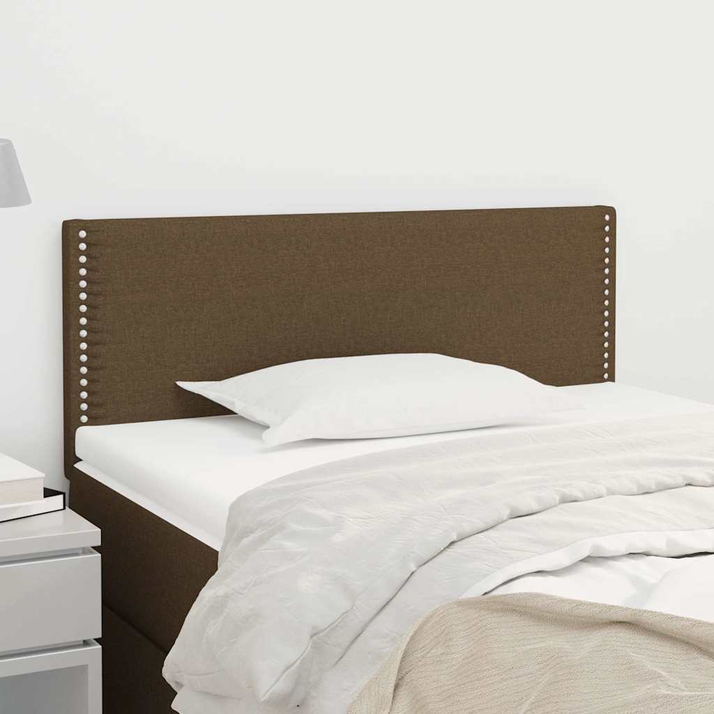 Vidaxl hoofdbord 80x5x78 88 cm stof donkerbruin