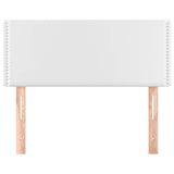 Vidaxl hoofdbord 80x5x78 88 cm kunstleer wit