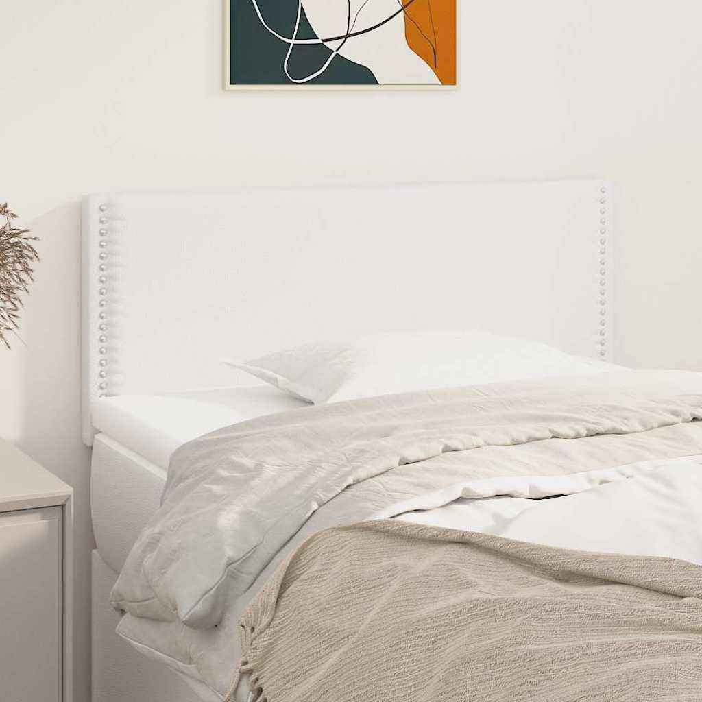 Vidaxl hoofdbord 80x5x78 88 cm kunstleer wit