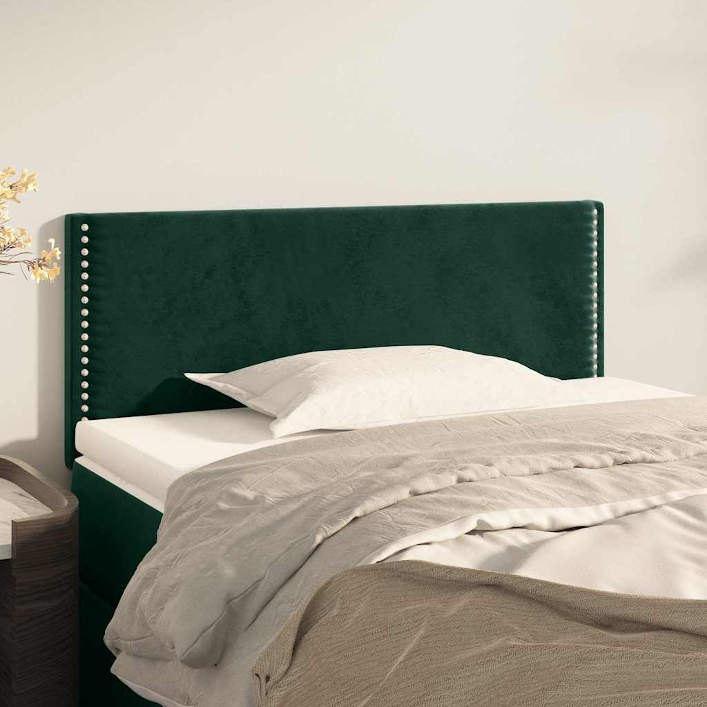 Vidaxl hoofdbord 80x5x78 88 cm fluweel donkergroen