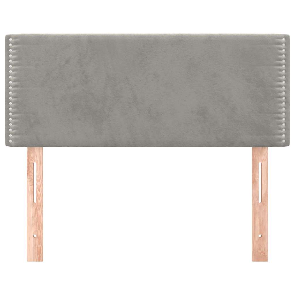 Vidaxl hoofdbord 90x5x78 88 cm fluweel lichtgrijs