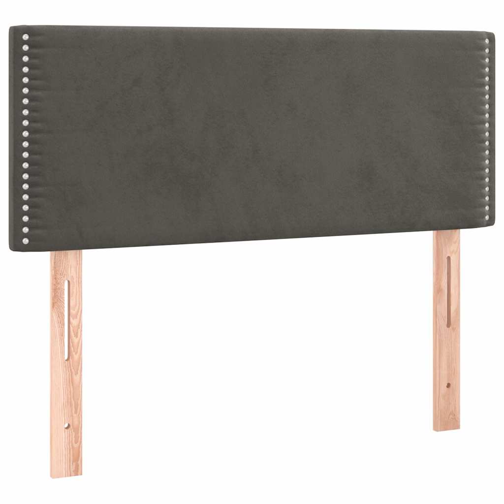 Vidaxl hoofdbord 90x5x78 88 cm fluweel donkergrijs