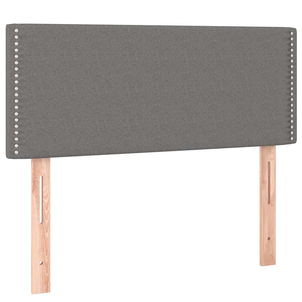 Vidaxl hoofdbord 100x5x78 88 cm stof donkergrijs