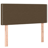 Vidaxl hoofdbord 100x5x78 88 cm stof donkerbruin
