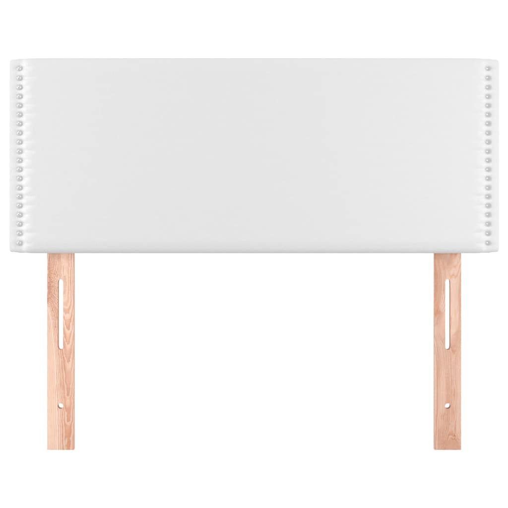 Vidaxl hoofdbord 100x5x78 88 cm kunstleer wit