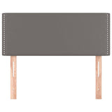 Vidaxl hoofdbord 100x5x78 88 cm kunstleer grijs
