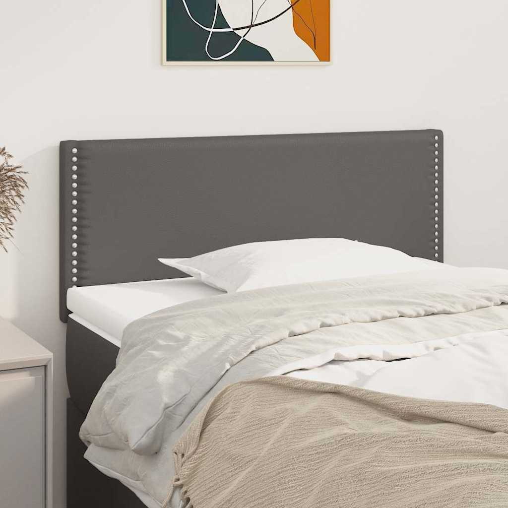 Vidaxl hoofdbord 100x5x78 88 cm kunstleer grijs