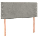 Vidaxl hoofdbord 100x5x78 88 cm fluweel lichtgrijs
