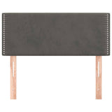 Vidaxl hoofdbord 100x5x78 88 cm fluweel donkergrijs