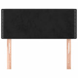 Vidaxl hoofdbord 100x5x78 88 cm fluweel zwart