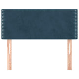 Vidaxl hoofdbord 100x5x78 88 cm fluweel donkerblauw