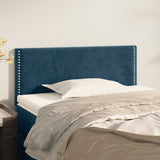 Vidaxl hoofdbord 100x5x78 88 cm fluweel donkerblauw