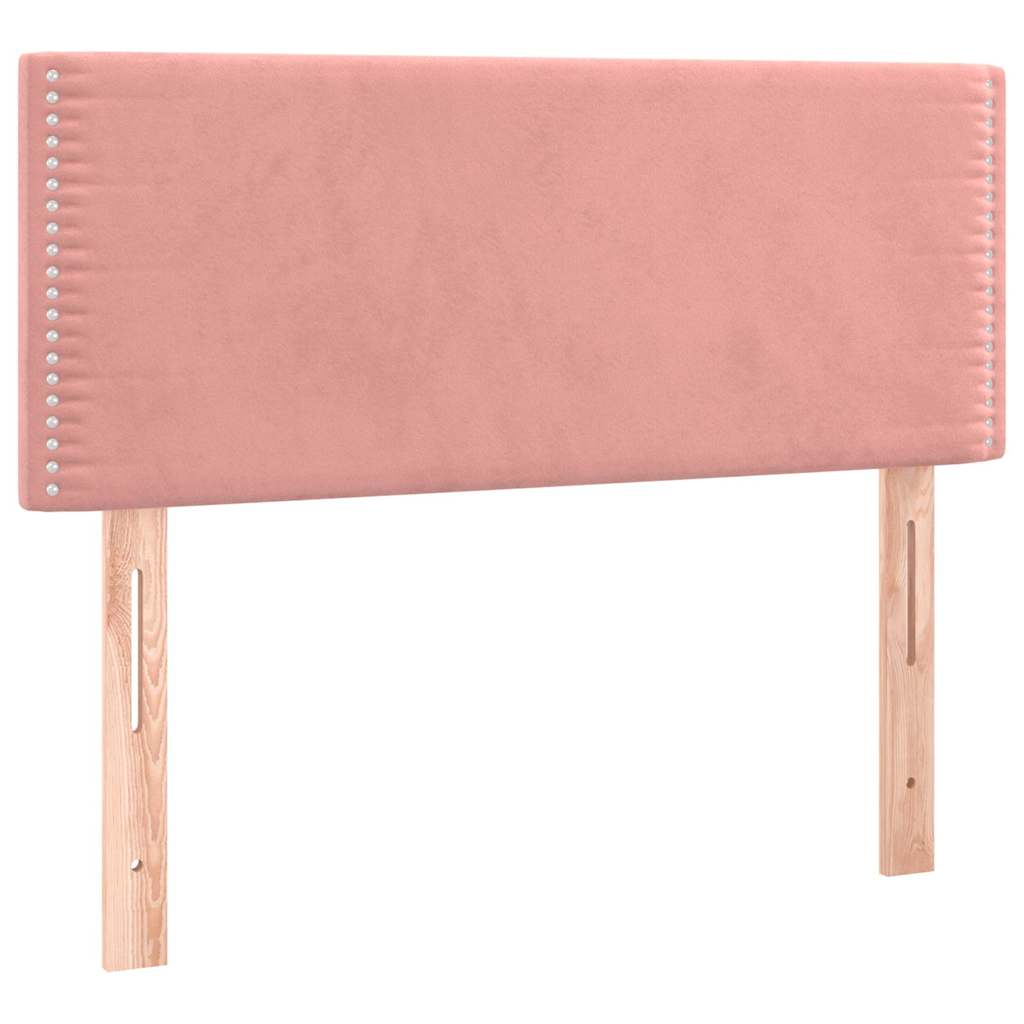 Vidaxl hoofdbord 100x5x78 88 cm fluweel roze