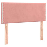 Vidaxl hoofdbord 100x5x78 88 cm fluweel roze