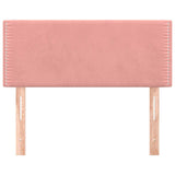 Vidaxl hoofdbord 100x5x78 88 cm fluweel roze