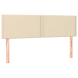 Vidaxl hoofdborden 2 st 72x5x78 88 cm stof crèmekleurig