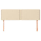 Vidaxl hoofdborden 2 st 72x5x78 88 cm stof crèmekleurig