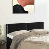 Vidaxl hoofdborden 2 st 72x5x78 88 cm fluweel zwart