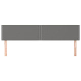 Vidaxl hoofdborden 2 st 80x5x78 88 cm stof donkergrijs