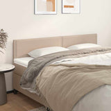 Vidaxl hoofdborden 2 st 80x5x78 88 cm kunstleer cappuccinokleurig