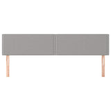 Vidaxl hoofdborden 2 st 90x5x78 88 cm stof lichtgrijs