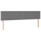 Vidaxl hoofdborden 2 st 90x5x78 88 cm stof donkergrijs