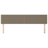 Vidaxl hoofdborden 2 st 90x5x78 88 cm stof taupe