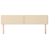 Vidaxl hoofdborden 2 st 90x5x78 88 cm stof crèmekleurig