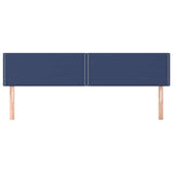 Vidaxl hoofdborden 2 st 90x5x78 88 cm stof blauw