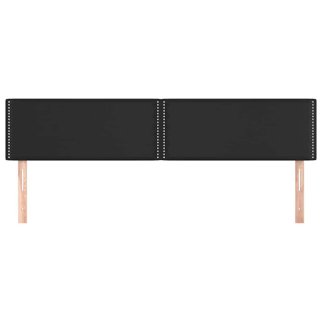 Vidaxl hoofdborden 2 st 90x5x78 88 cm kunstleer zwart