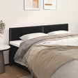 Vidaxl hoofdborden 180x5x78 88 cm kunstleer zwart