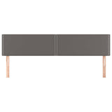 Vidaxl hoofdborden 2 st 90x5x78 88 cm kunstleer grijs