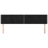 Vidaxl hoofdborden 2 st 90x5x78 88 cm fluweel zwart