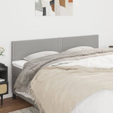 Vidaxl hoofdborden 2 st 100 x 5 x 78 88 cm stof lichtgrijs