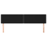 Vidaxl hoofdborden 2 st 100x5x78 88 cm stof zwart