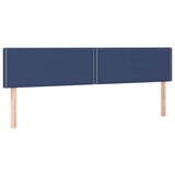 Vidaxl hoofdborden 2 st 100x5x78 88 cm stof blauw