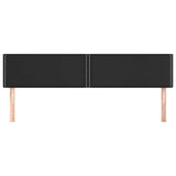 Vidaxl hoofdborden 2 st 100x5x78 88 cm kunstleer zwart