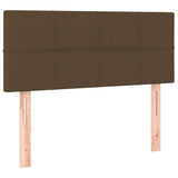 Vidaxl hoofdbord 80x5x78 88 cm stof donkerbruin